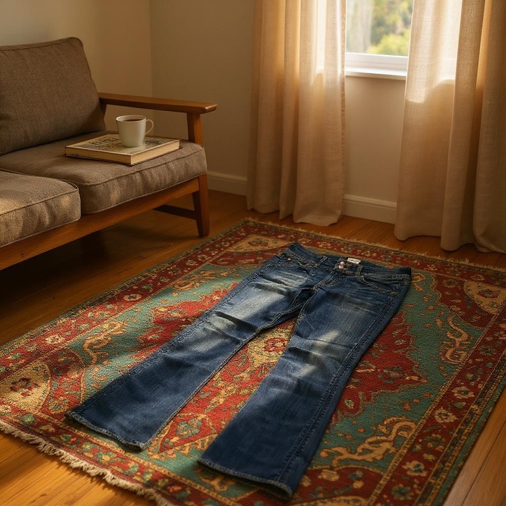 HUDSON Mid-Rise Bootcut Jeans | Dark Wash | Size 28